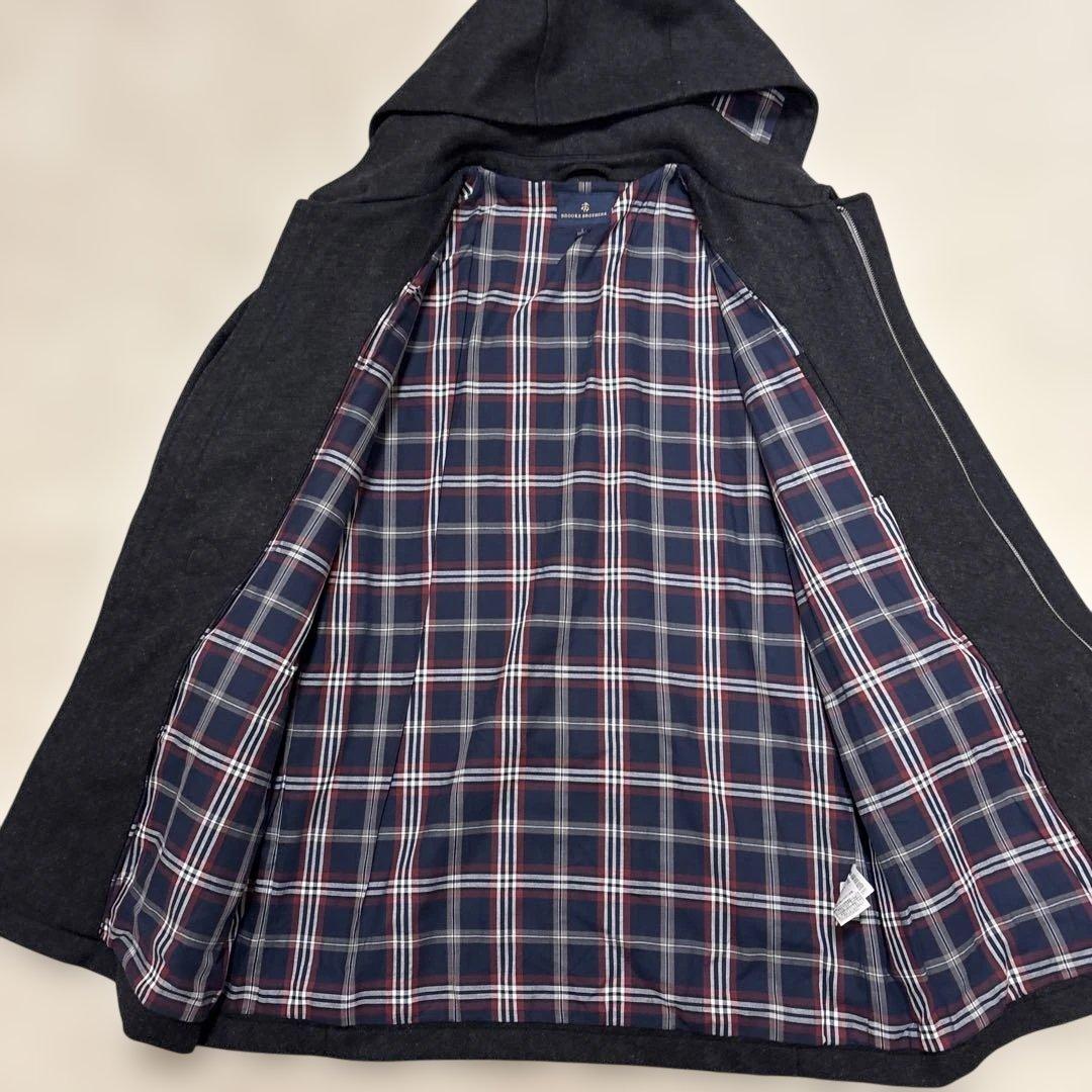 美品⭐️BROOKS BROTHERS ダッフルコート　チェック　2way L