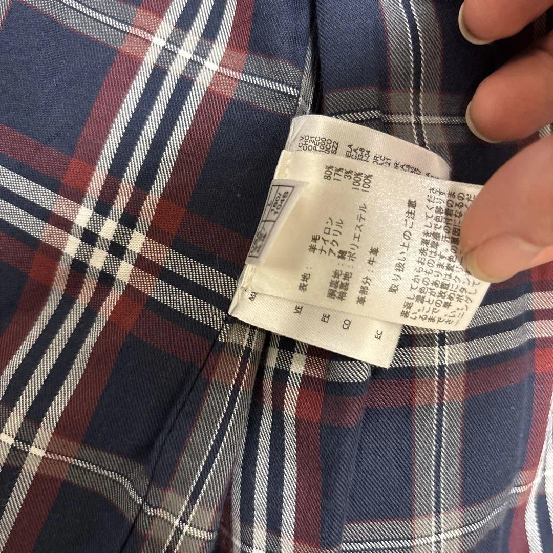 美品⭐️BROOKS BROTHERS ダッフルコート　チェック　2way L