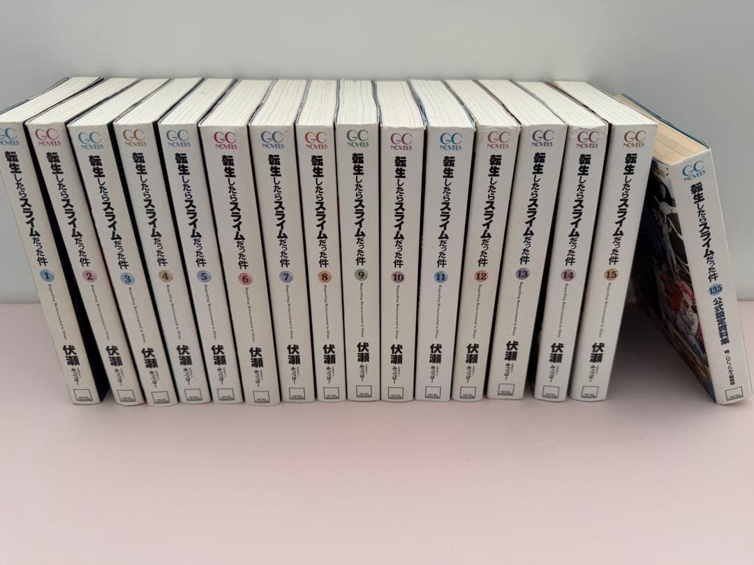 転生したらスライムだった件小説 1-15巻セット