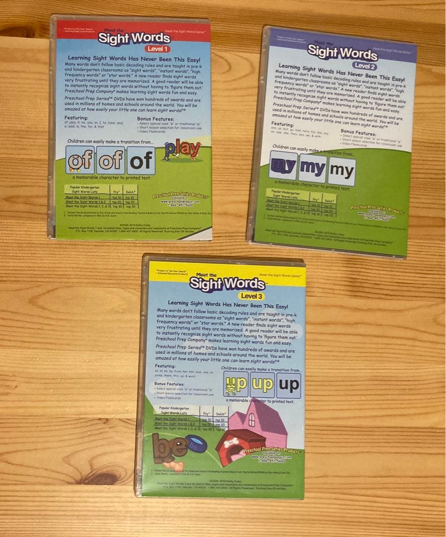 Preschool Prep Collection 英語DVD10本