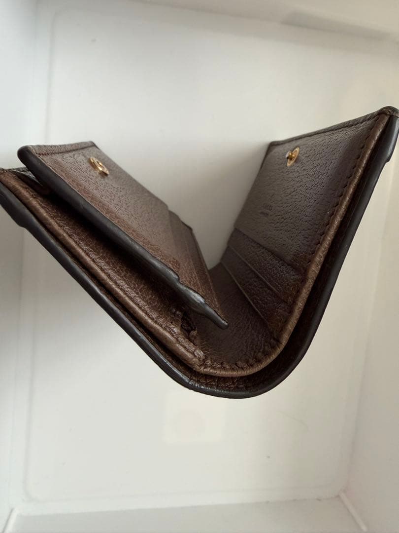 GUCCI GGキャンバス 二つ折り財布