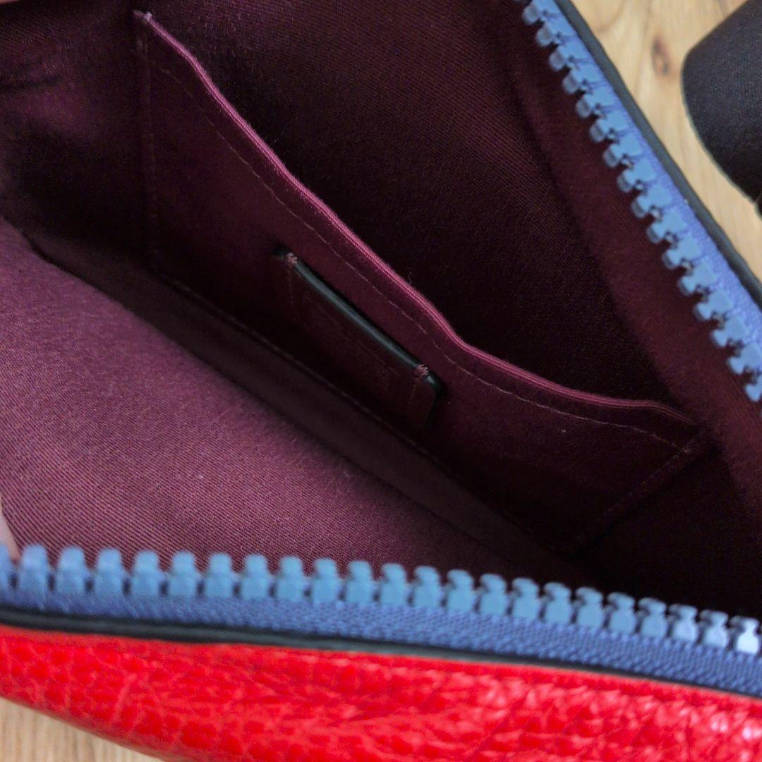 あ*み様 COACH ミッキーマウス ボディバッグ レッド