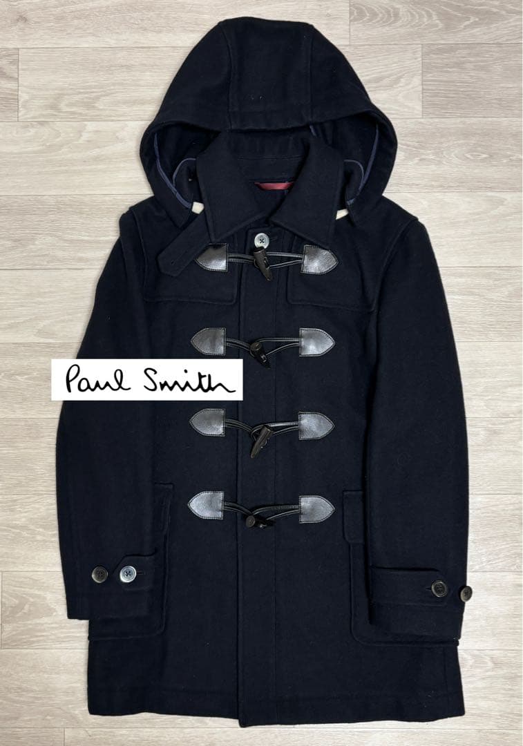 PS Paul Smith フーデッドダッフルコート ネイビー