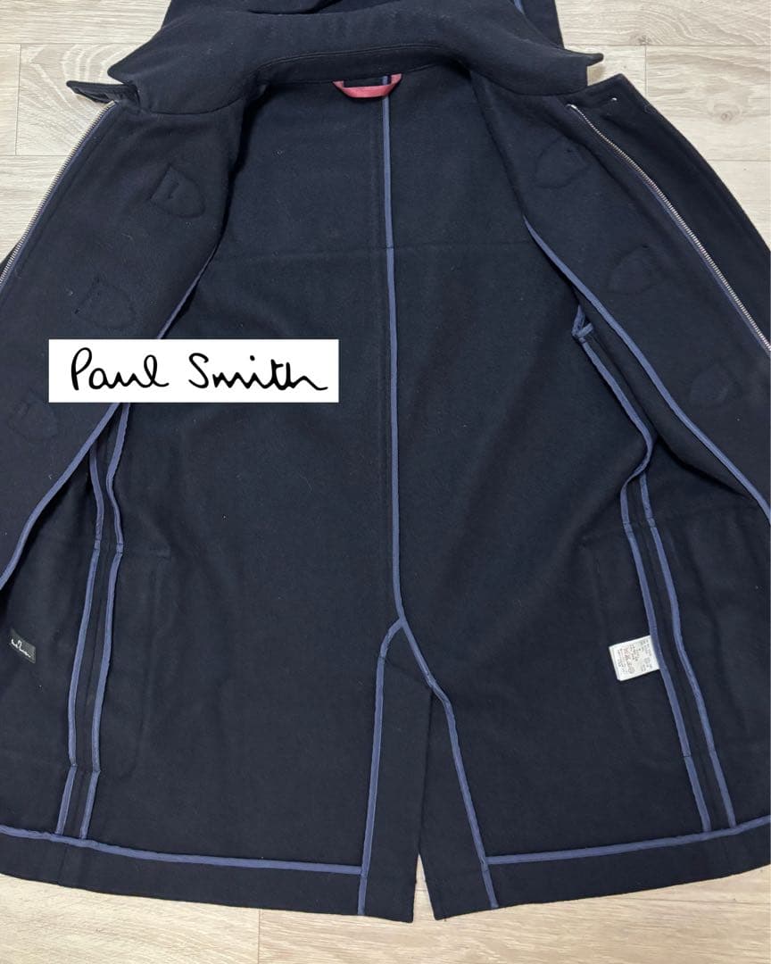 PS Paul Smith フーデッドダッフルコート ネイビー