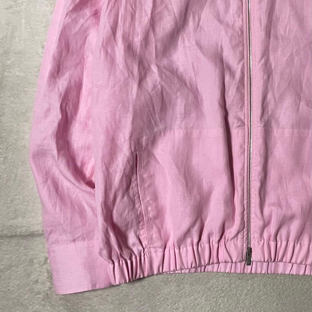 専用 PT TORINO ピーティートリノ リネン ジップアプ ブルゾン 極美品
