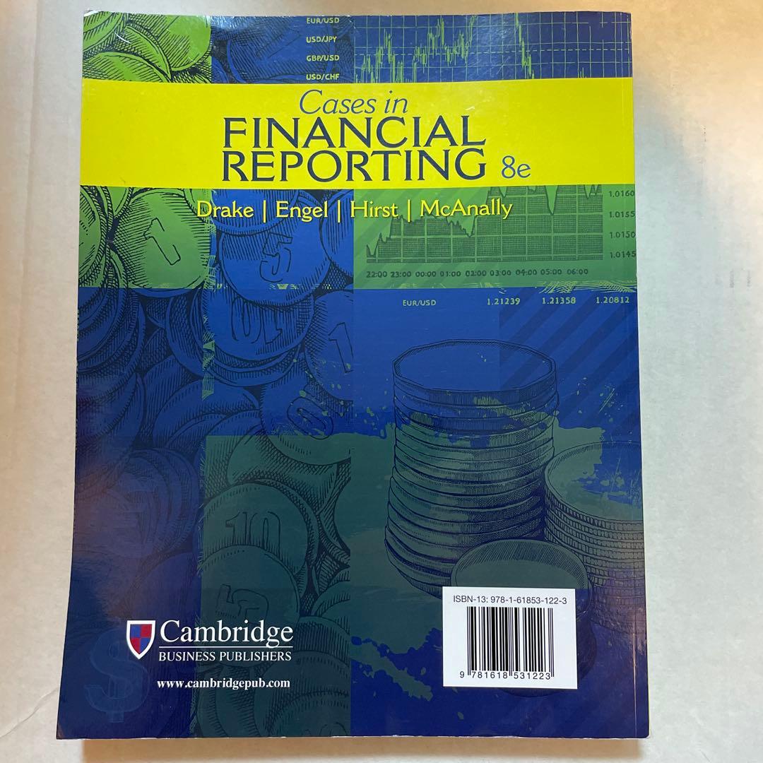 ビジネス・経済 Cases in Financial Reporting 8E