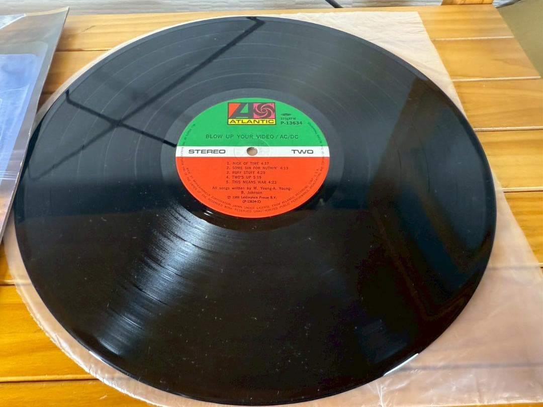 ACDC /BLOW UP YOUR VIDEOブロウアップユアヴィデオ　LP