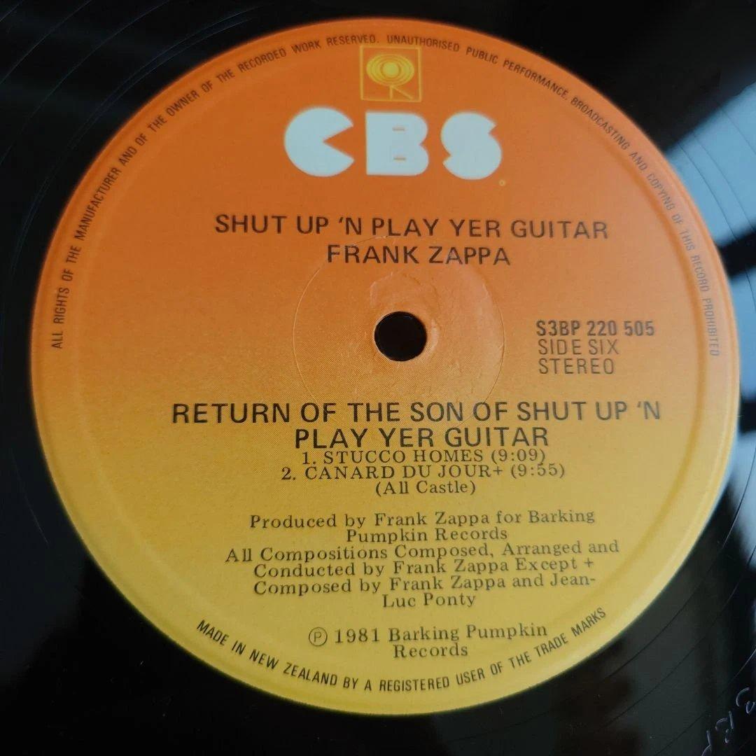 洋楽 Shut Up 'n Play Yer Guitar - Frank Zappa