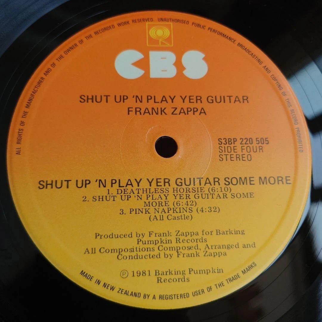 洋楽 Shut Up 'n Play Yer Guitar - Frank Zappa
