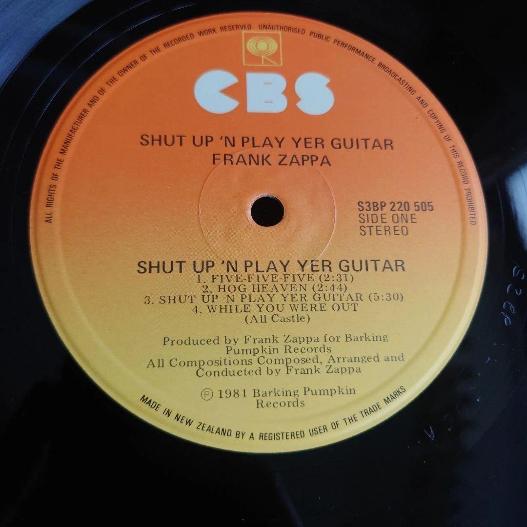 洋楽 Shut Up 'n Play Yer Guitar - Frank Zappa