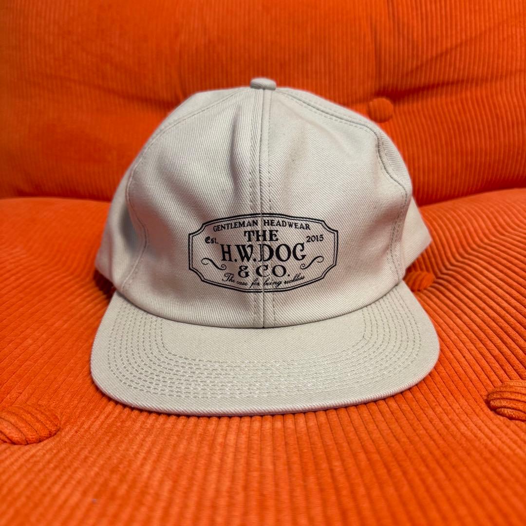 H.W.DOG & CO. トラッカーキャップ ワークキャップ ベージュ ドッグ