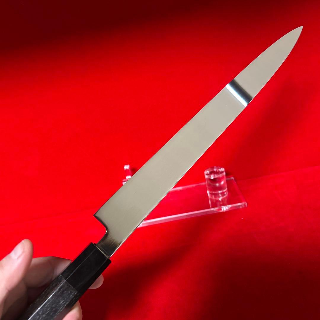 包丁　フグ引　尺　鏡面仕上げ　切味抜群　本職用　箱付　未使用品