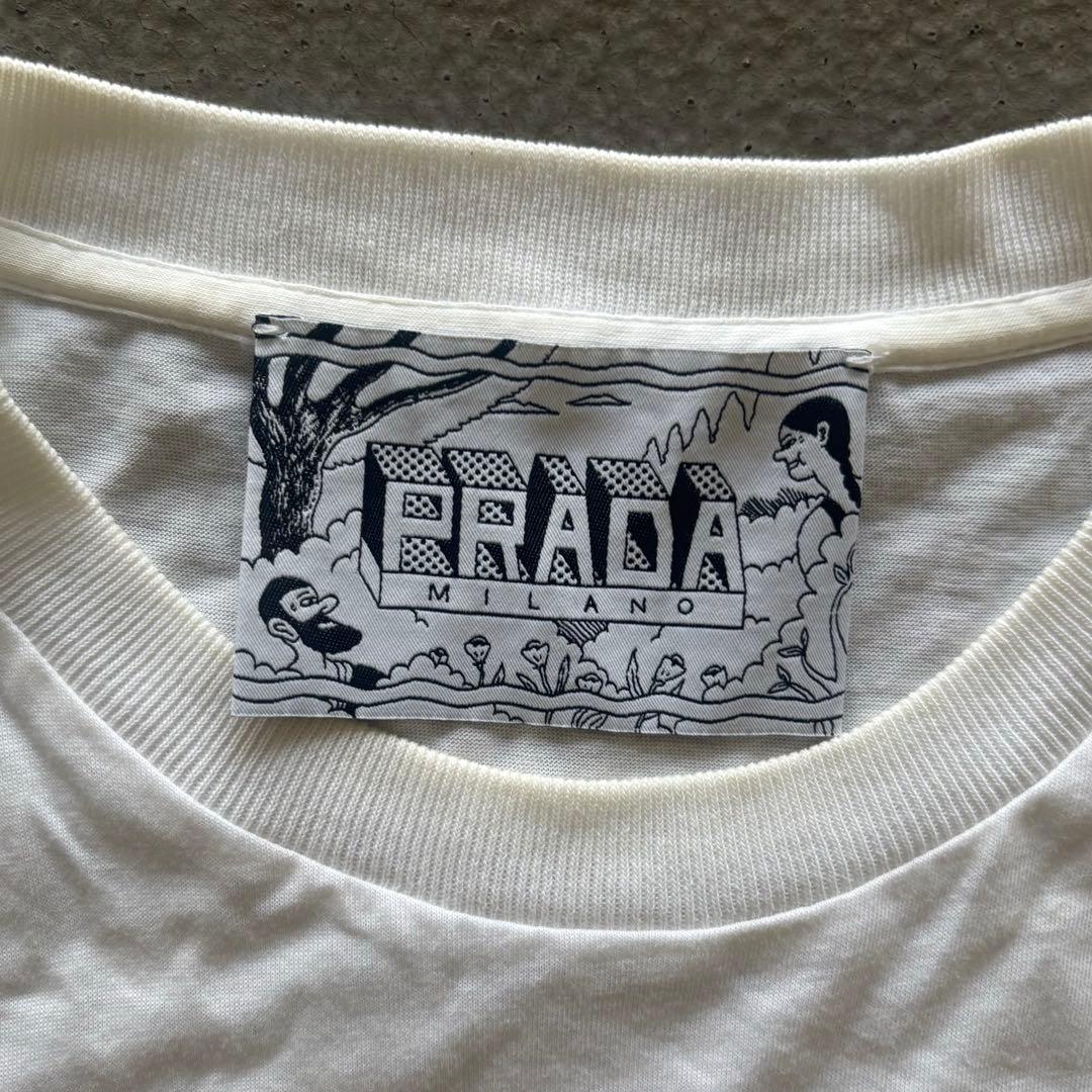 トップス 16ss prada art graphic tee archive
