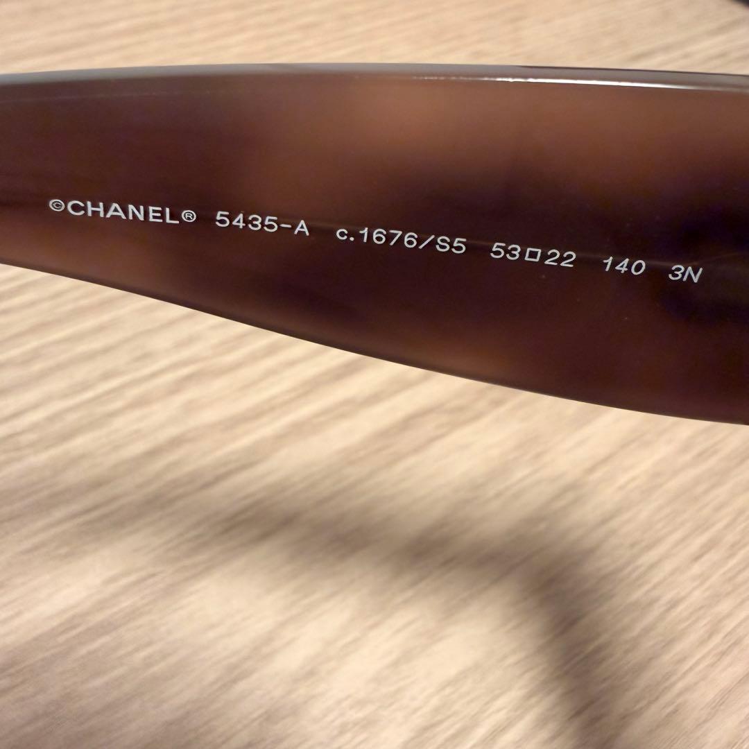 CHANEL サングラス ツイードロゴ べっ甲