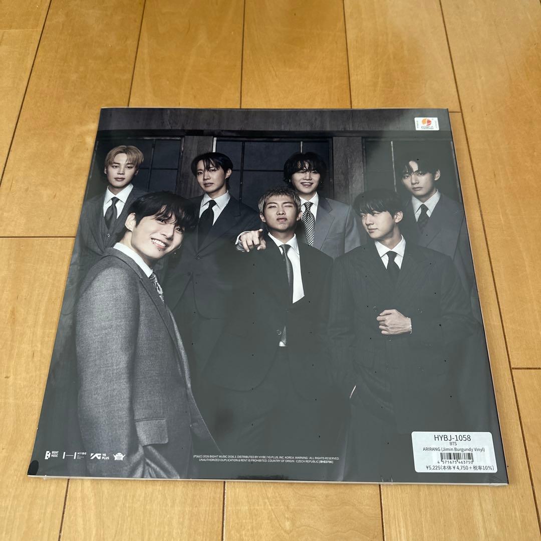 BTS ARIRANG アナログ JIMIN パクジミン 新品未使用未開封
