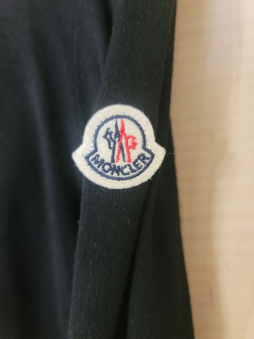 MONCLER モンクレール 黒ジップアップニットカーディガン M