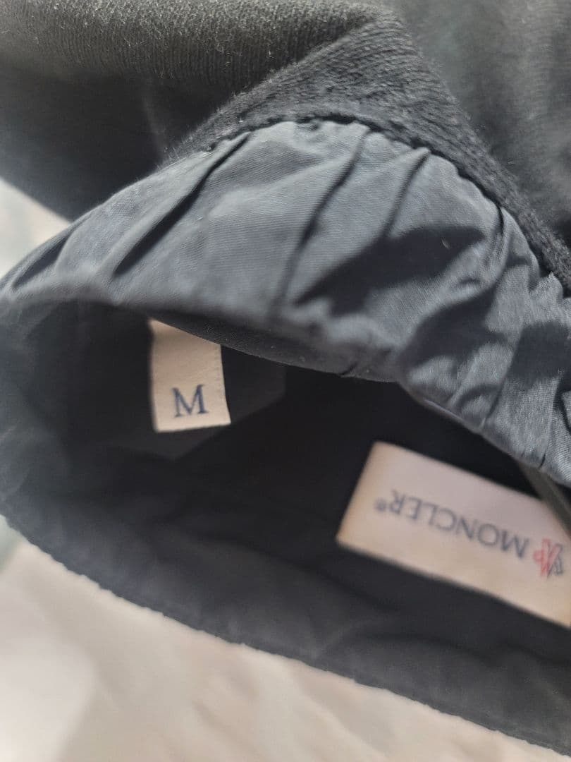 MONCLER モンクレール 黒ジップアップニットカーディガン M