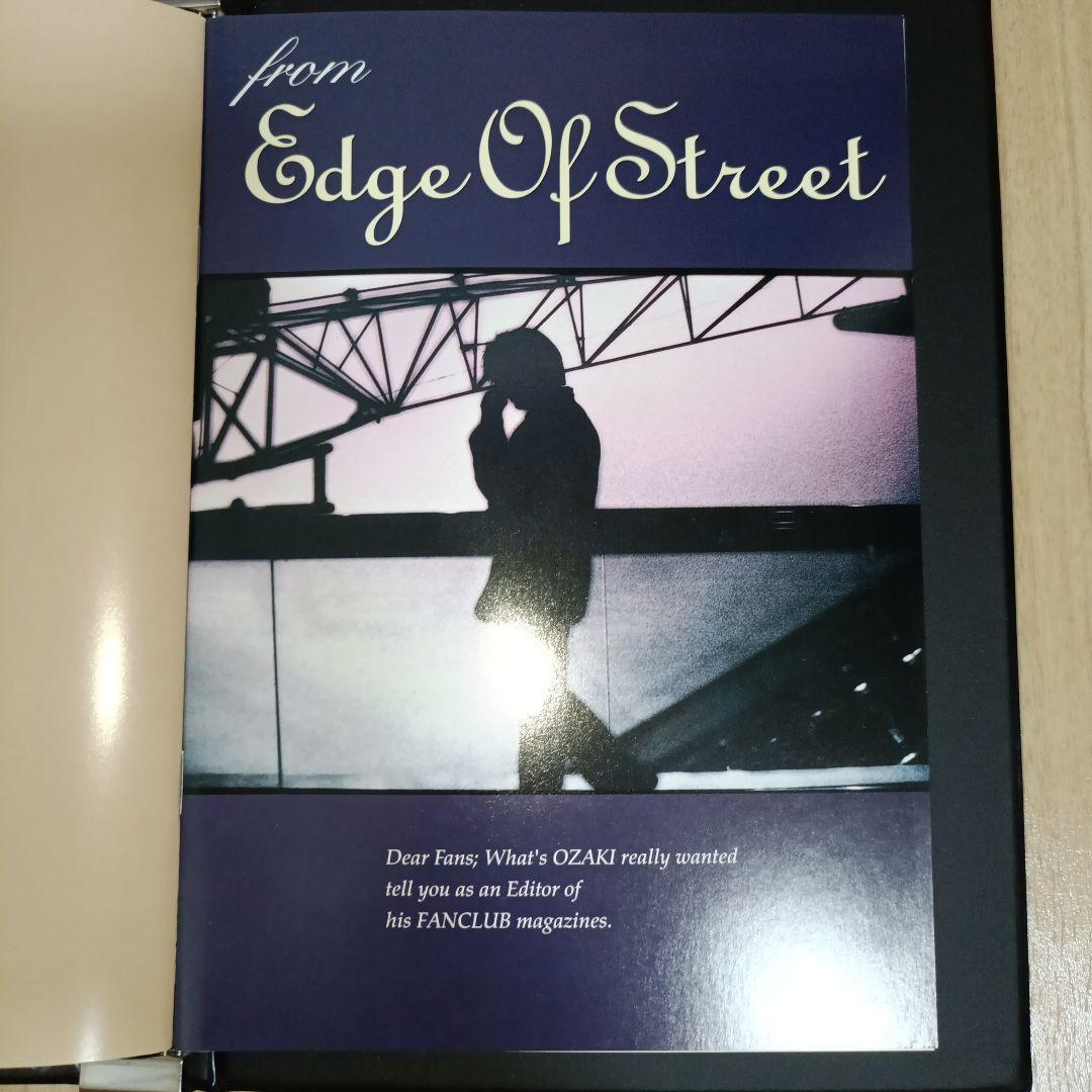 尾崎豊EDGE OF STREET BACK NUMBER FILE 栞　貴重