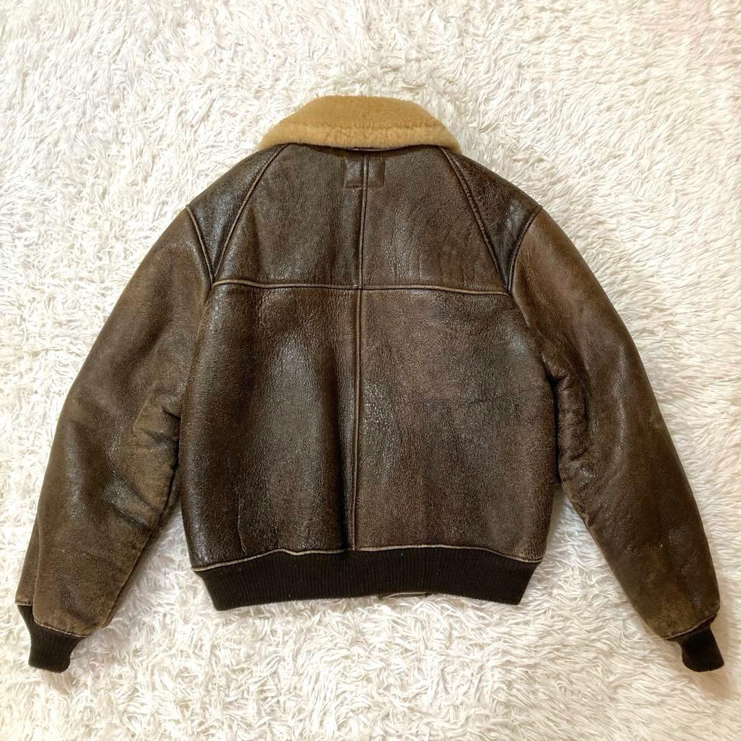 【SCHOTT】 B-6 ムートン フライトジャケット 羊革　サイズ40