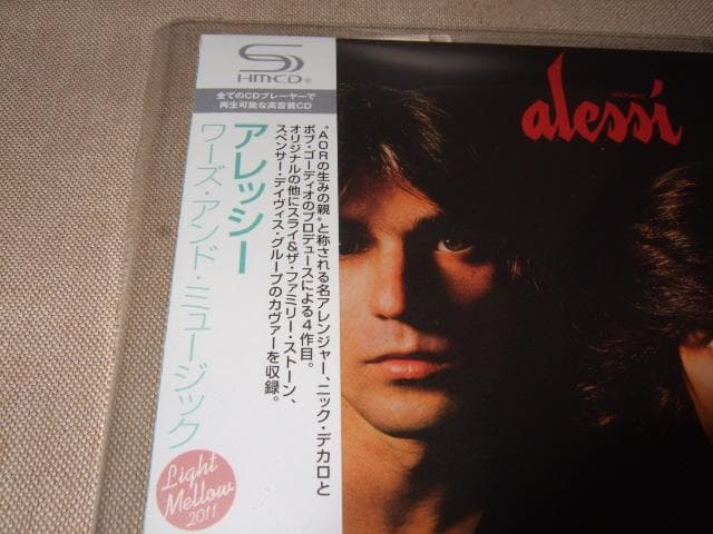 ALESSI,新品未開封,紙ジャケ,アレッシー,AOR,SHM-CD仕様
