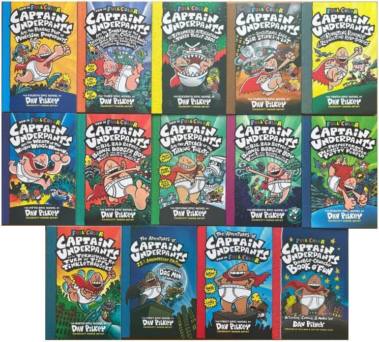 Captain Underpants 絵本14冊　全冊音源　マイヤペン対応