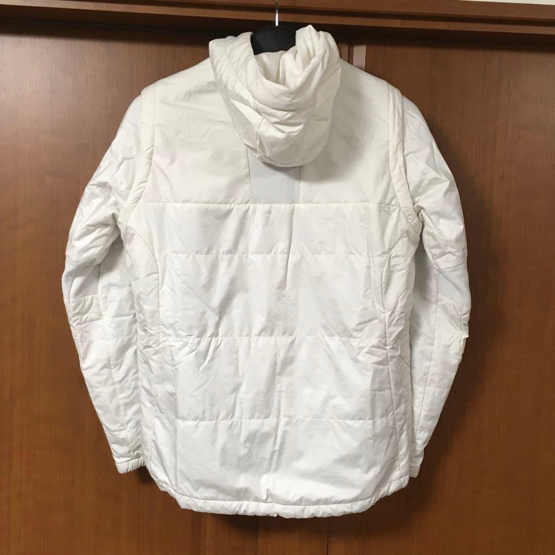 良品　オークリー　２WAY　中綿　ジャケット　M　白　OAKLEY　ブルゾン