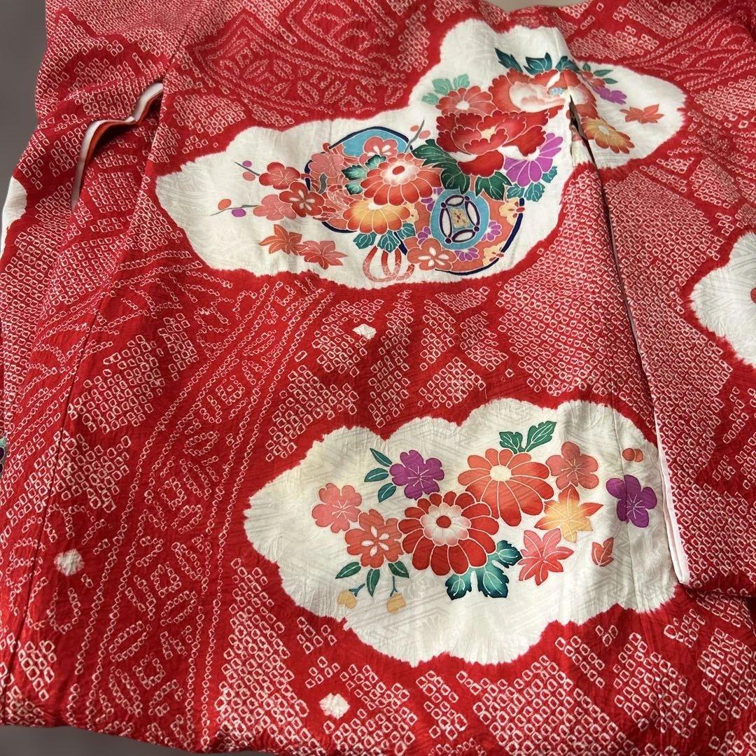 花柄刺繍 お宮参り用着物