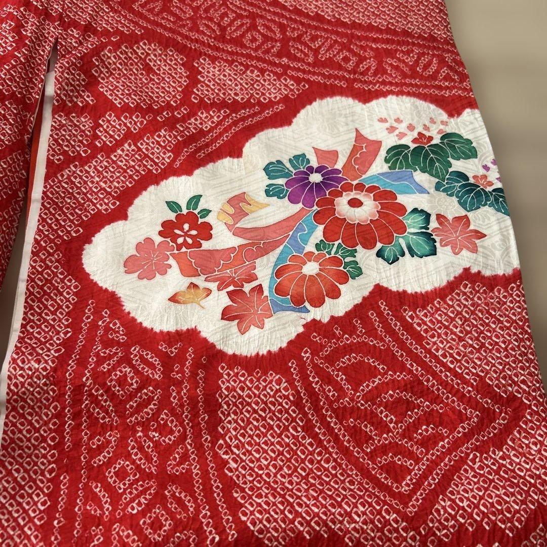 花柄刺繍 お宮参り用着物
