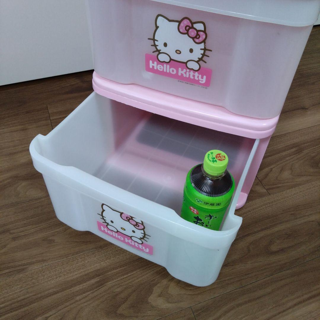 Hello Kitty キッズボックス K-MS 3個セット　3段チェスト