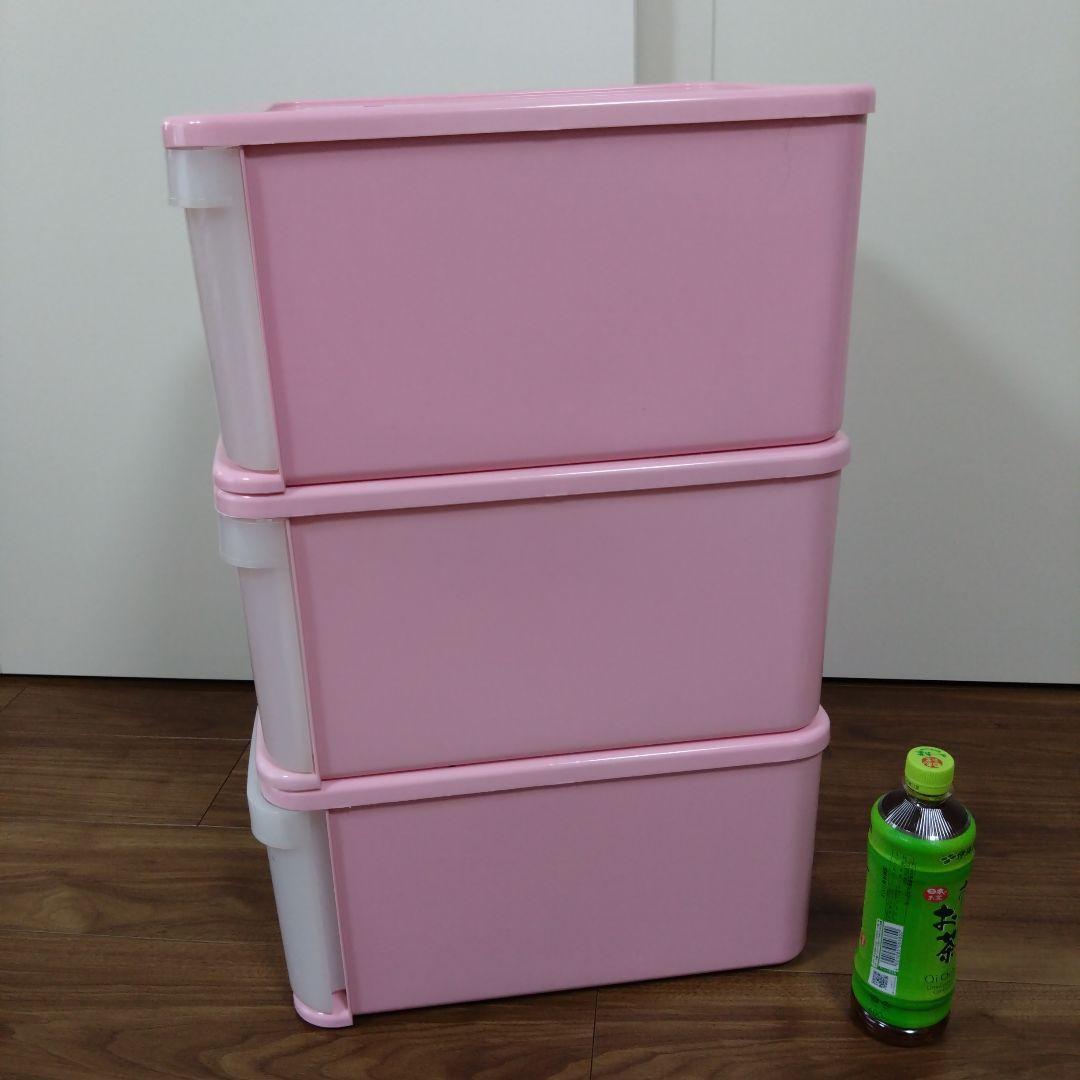 Hello Kitty キッズボックス K-MS 3個セット　3段チェスト