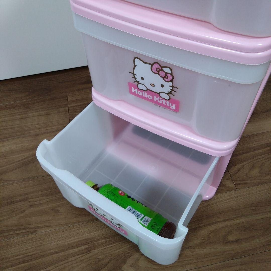 Hello Kitty キッズボックス K-MS 3個セット　3段チェスト