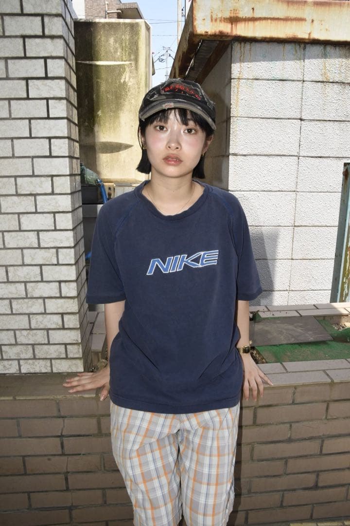 Sun Faded【00s NIKE】S/S Raglan Sleeve Tee