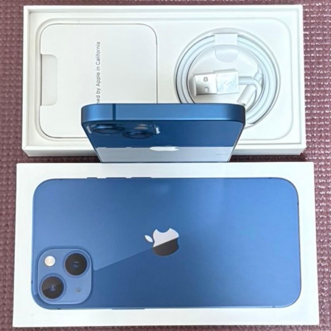 バッテリー最大容量100% iPhone13 128GB SIMフリー 本体