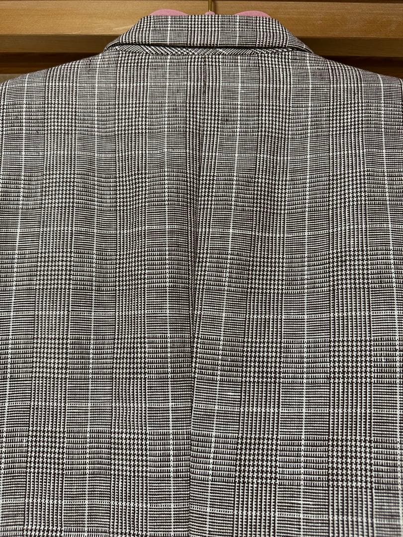 UNITED ARROWS リネンブレザー 38(M) チェック柄ジャケット