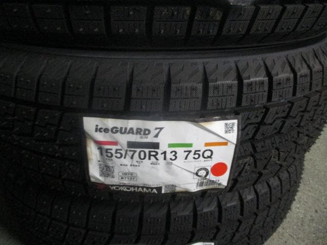 全国送料込み☆新品ヨコハマ　スタッドレス 155/70R13☆4本