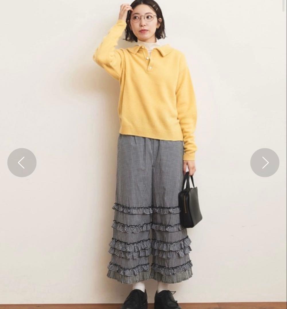 fig London ニットポロ　ウール　セーター