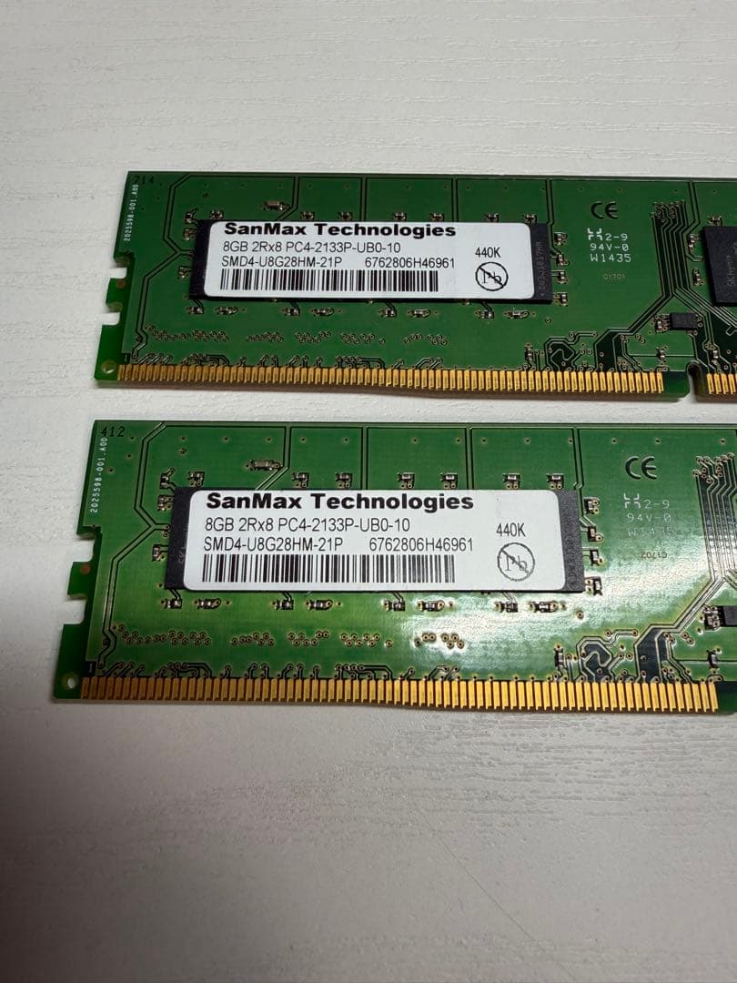 SanMax デスクトップ用メモリ 8GB×2 合計16GB DDR4