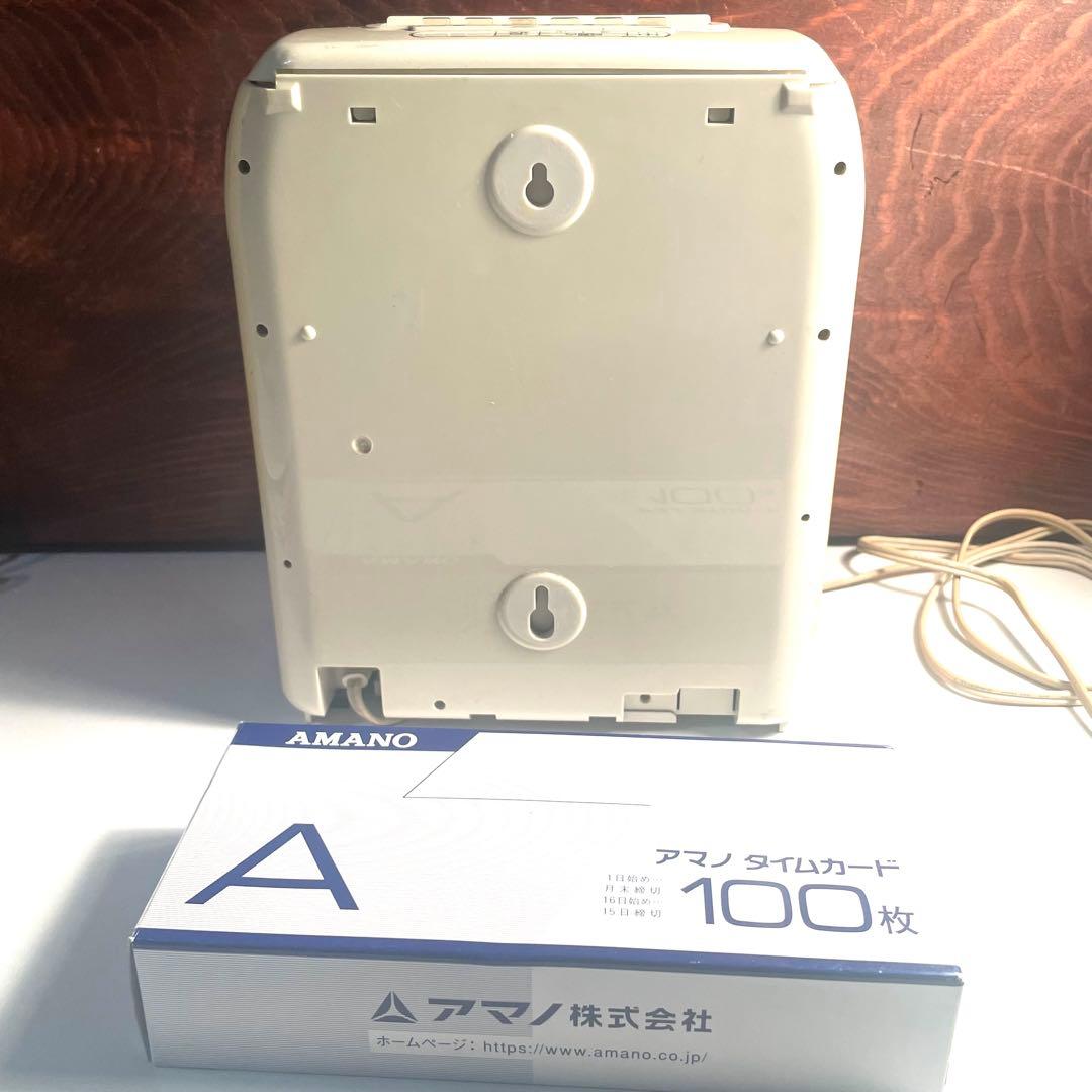 AMANO アマノ タイムレコーダー BX-2000 タイムカード【新品】付き