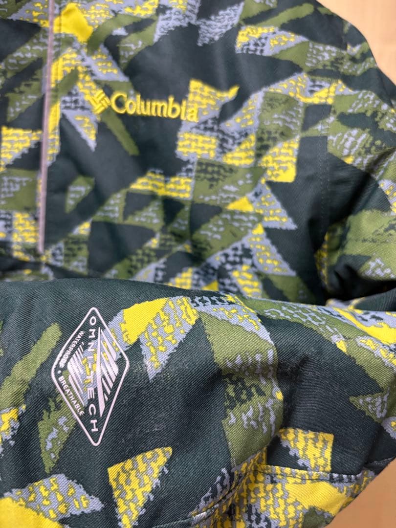 コロンビア　120 130 xs スキーウェア　子供　columbia 上下
