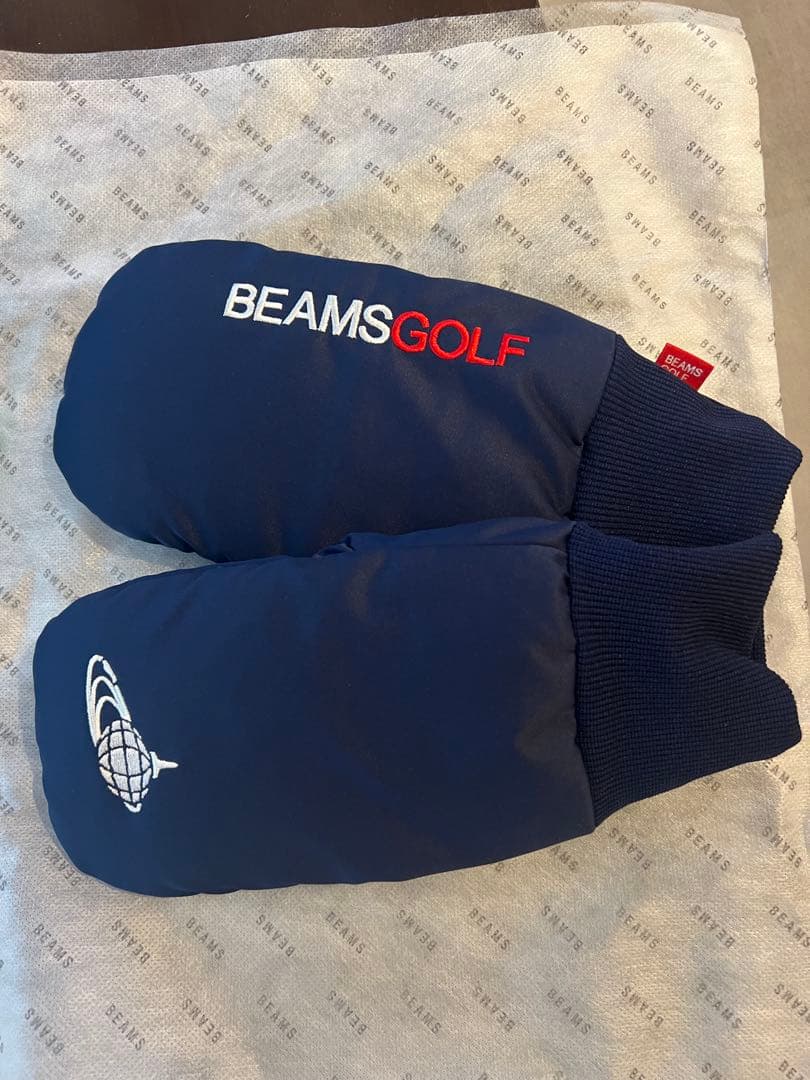 BEAMS GOLF ネイビー ミトン　新品未使用品　可愛い