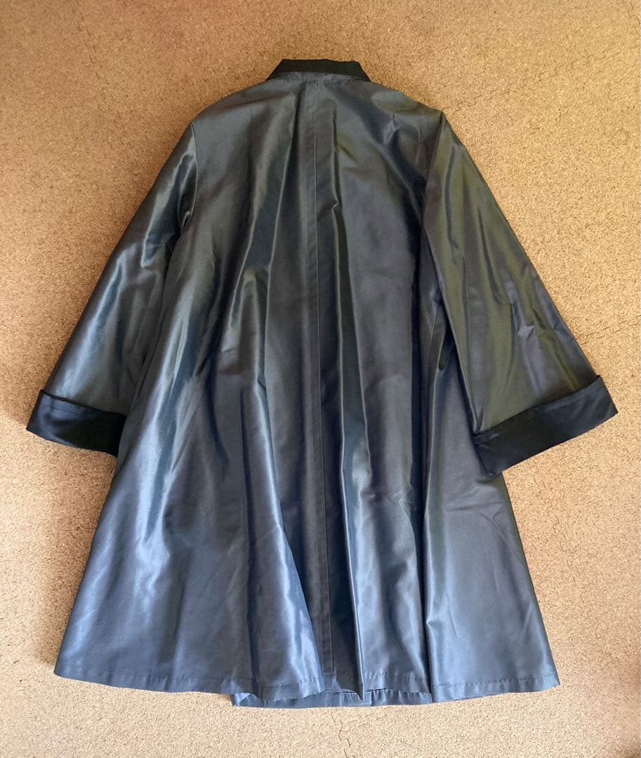 イヴサンローラン　ロングコート フレア シック バイカラー 36　Vintage