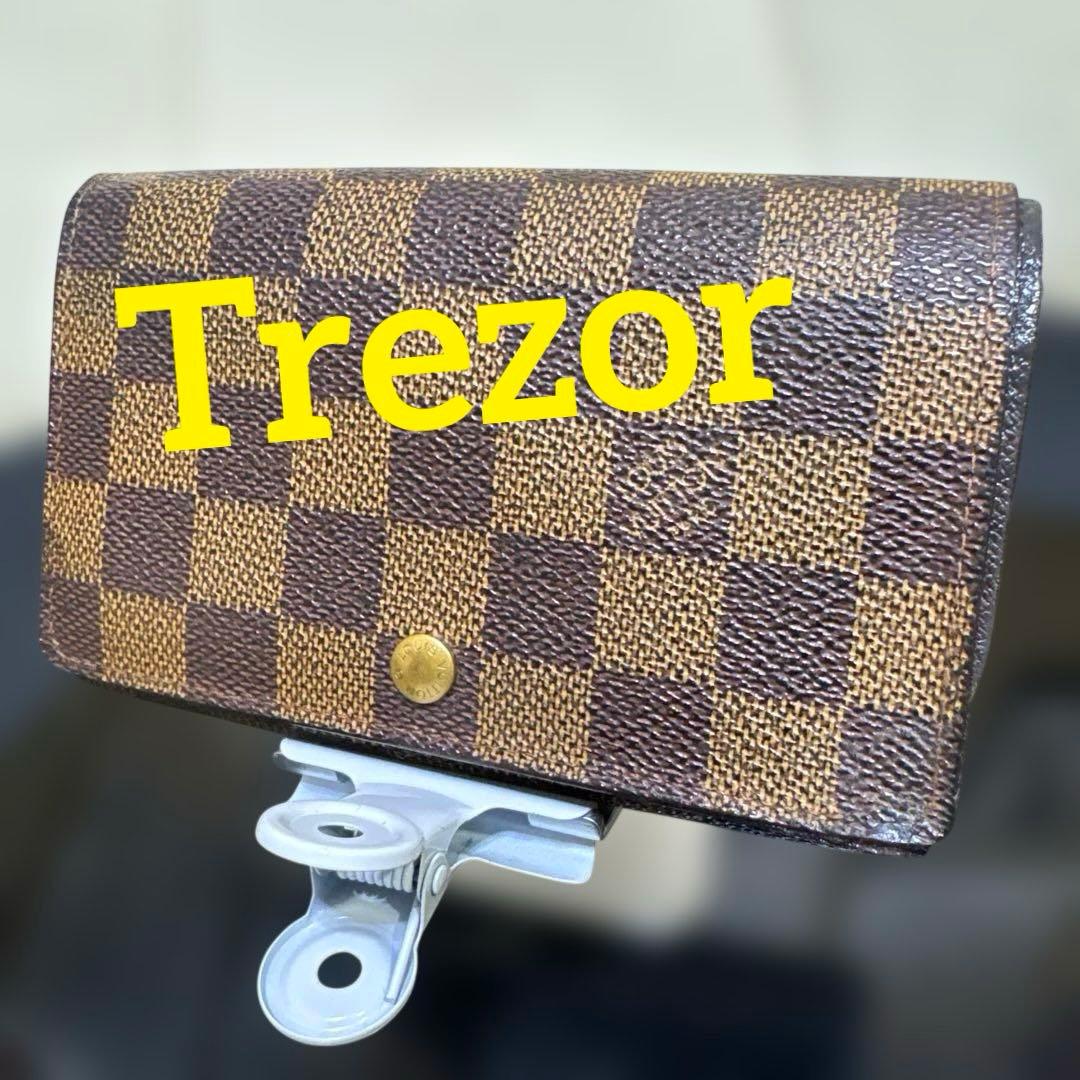11☆良品☆ダミエ ♪Ｌ字型ファスナー財布
