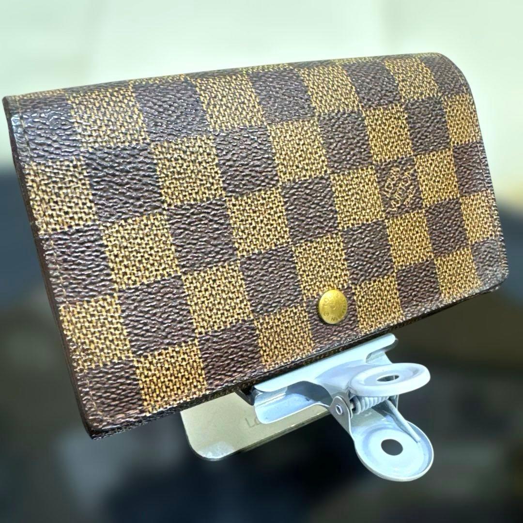 11☆良品☆ダミエ ♪Ｌ字型ファスナー財布
