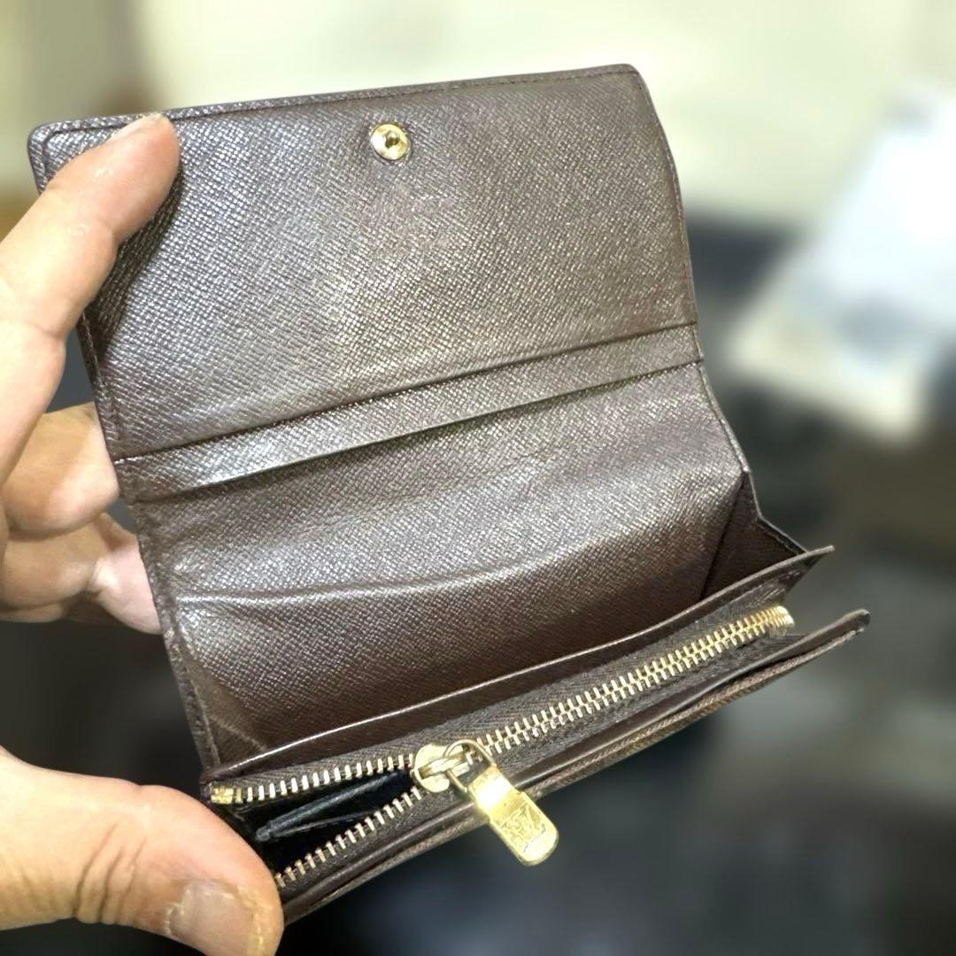 11☆良品☆ダミエ ♪Ｌ字型ファスナー財布