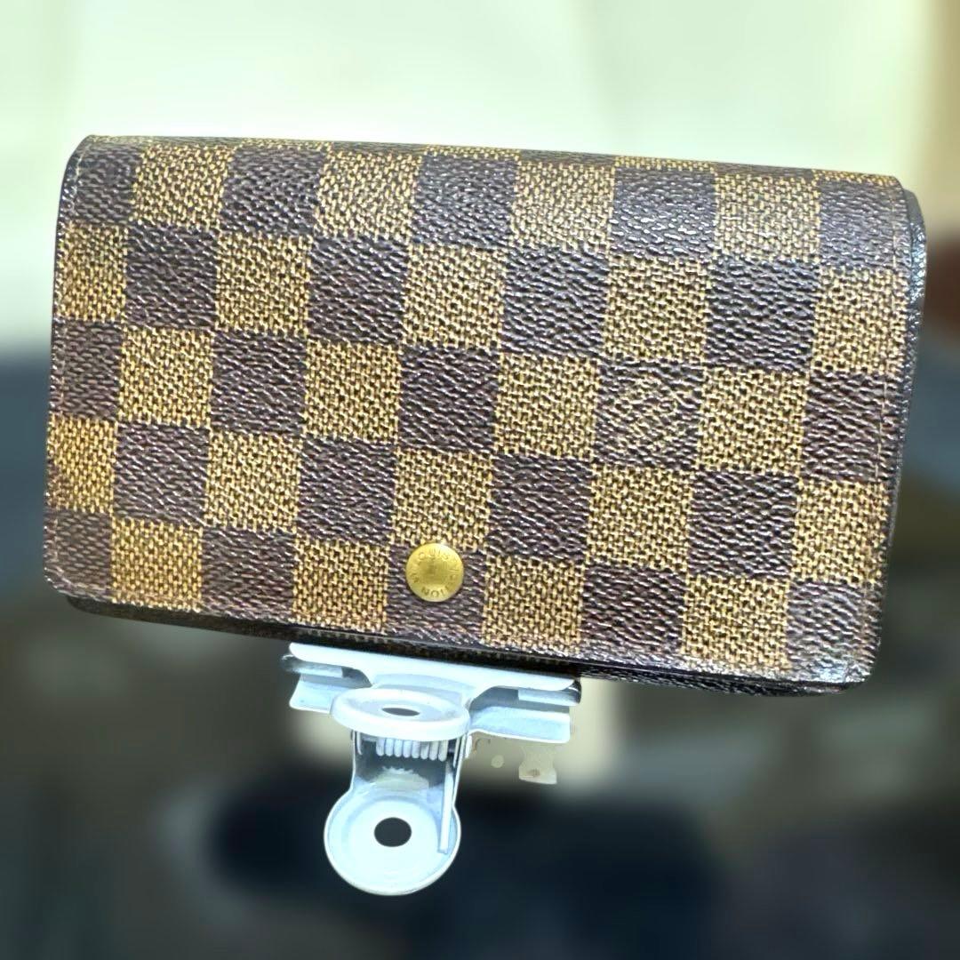 11☆良品☆ダミエ ♪Ｌ字型ファスナー財布