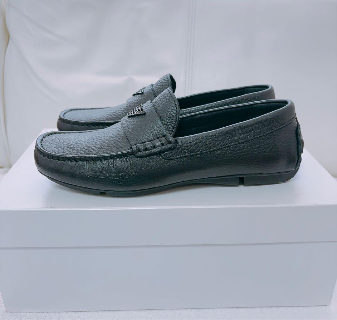 EMPORIO ARMANI ドライビングシューズ　スリッポン　モカシン新品