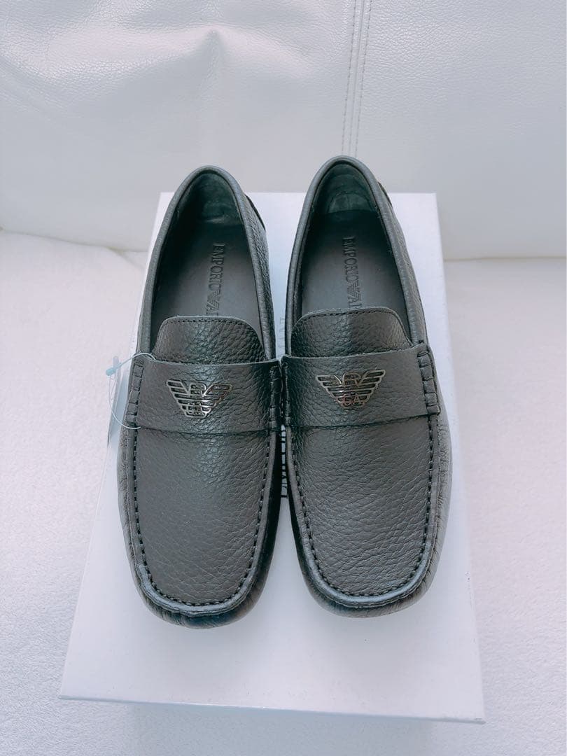 EMPORIO ARMANI ドライビングシューズ　スリッポン　モカシン新品