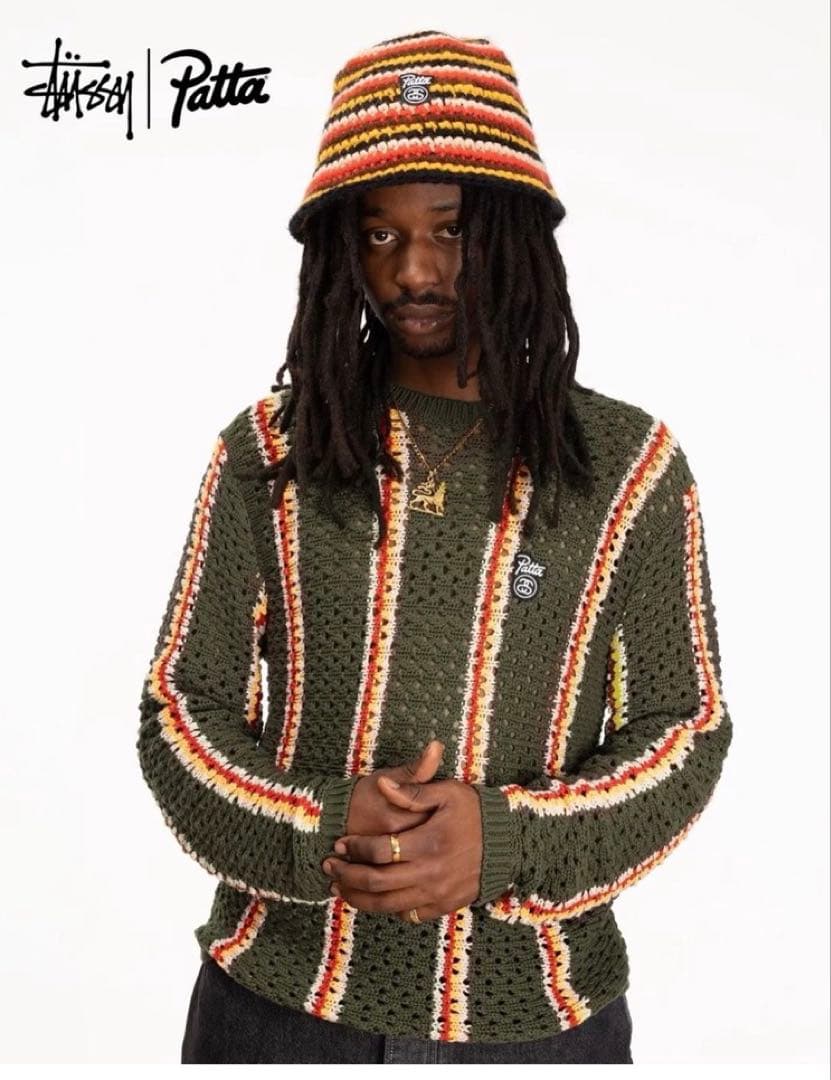 帽子 Stussy x Patta Knit Bucket Hat \"Multi\"