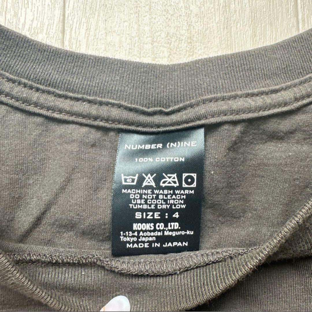 NUMBER (NINE) スカルプリント Tシャツ SIZE4 復刻期