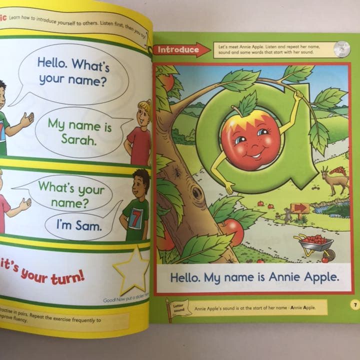 【大幅値下げ】こども英語教材「Fix-it Phonics 1」セット